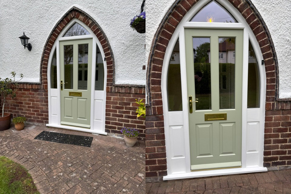 Modern Front Door, Chester